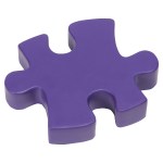 Connecting Puzzle Piece Stress Reliever - Purple Connecting Puzzle Piece Stress Reliever - Purple