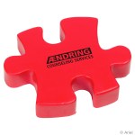 Connecting Puzzle Piece Stress Reliever - Red Connecting Puzzle Piece Stress Reliever - Red