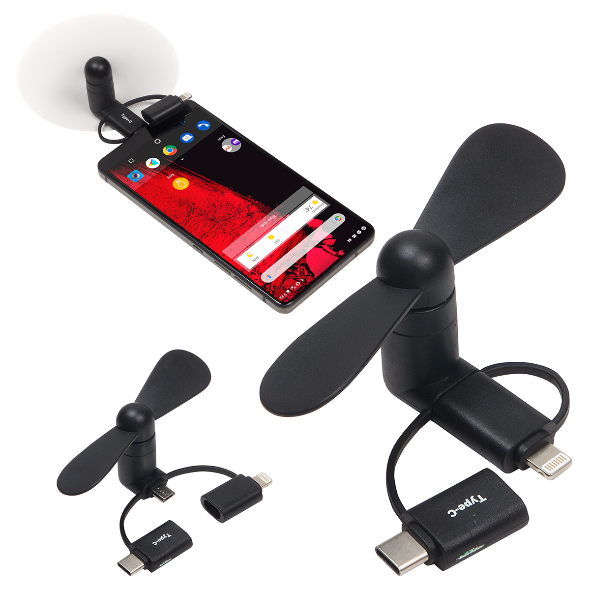 3-in-1 Mini Phone Fan 1
