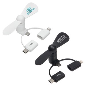 3-in-1 Mini Phone Fan 1 3-in-1 Mini Phone Fan 1