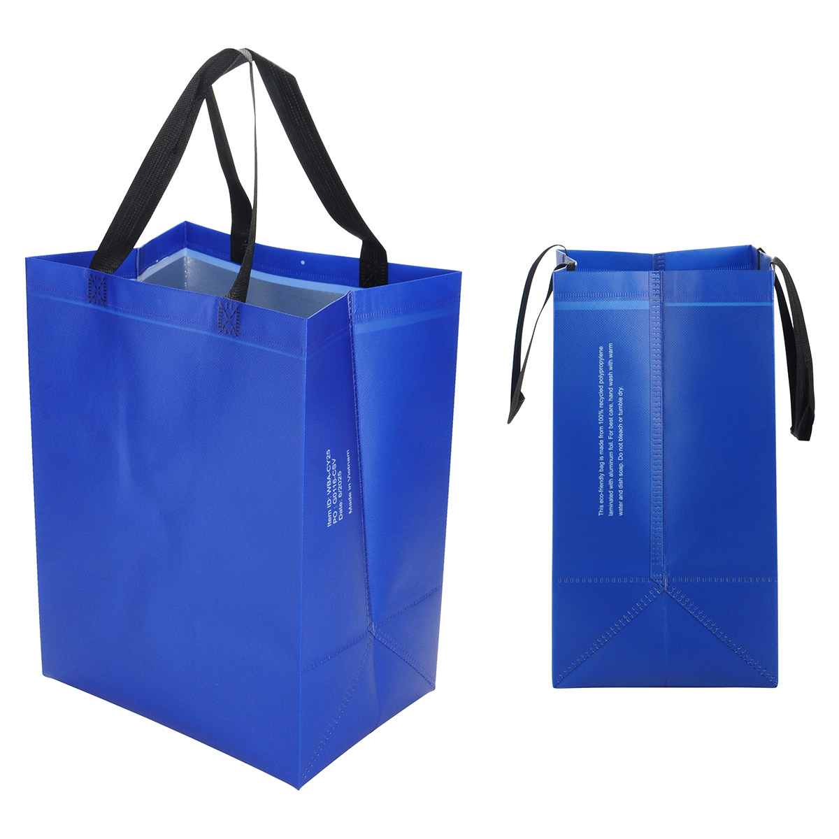 Calypso 75GSM Recycled Non-Woven Polypropylene Heat-Sealed Insulated Tote 1