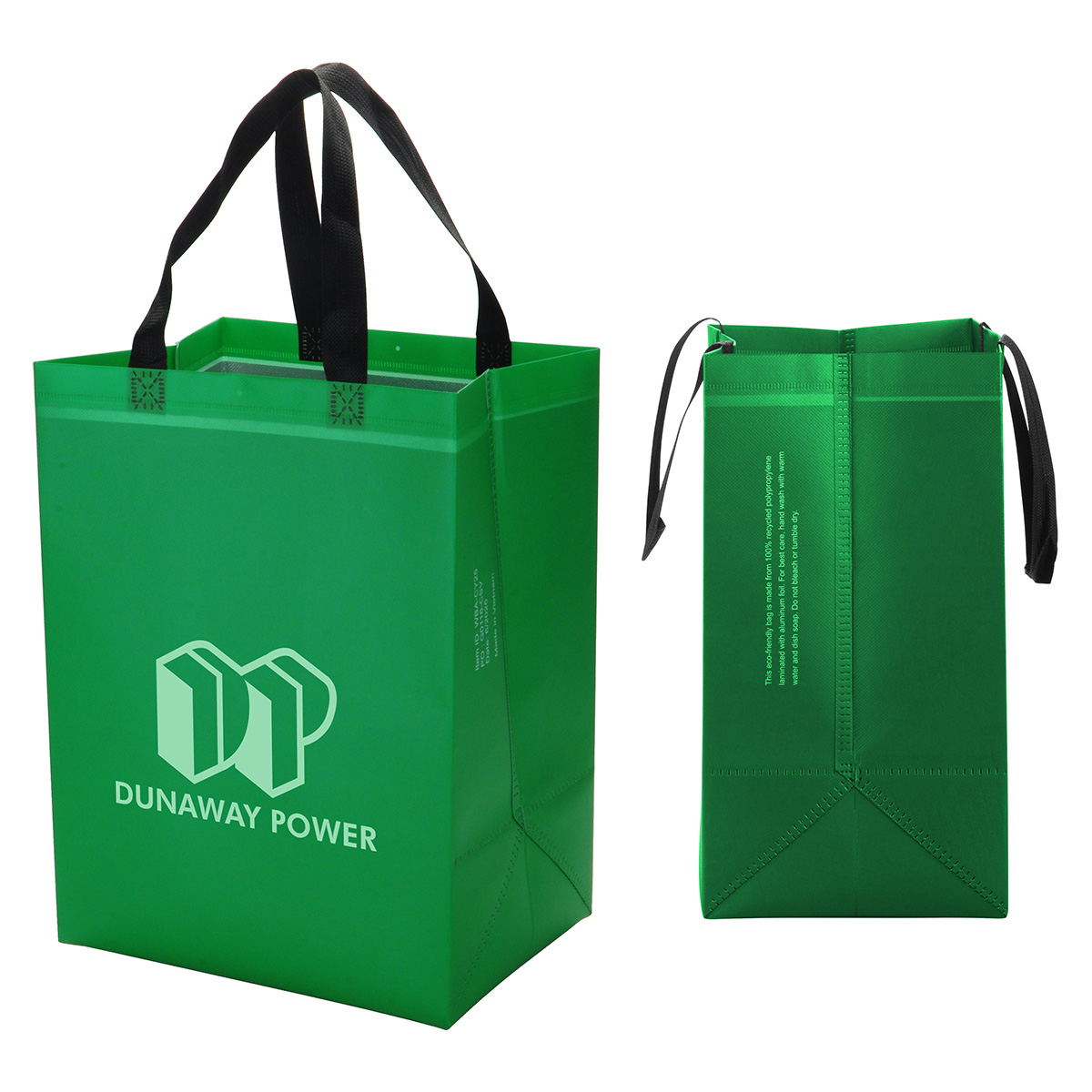 Calypso 75GSM Recycled Non-Woven Polypropylene Heat-Sealed Insulated Tote 1