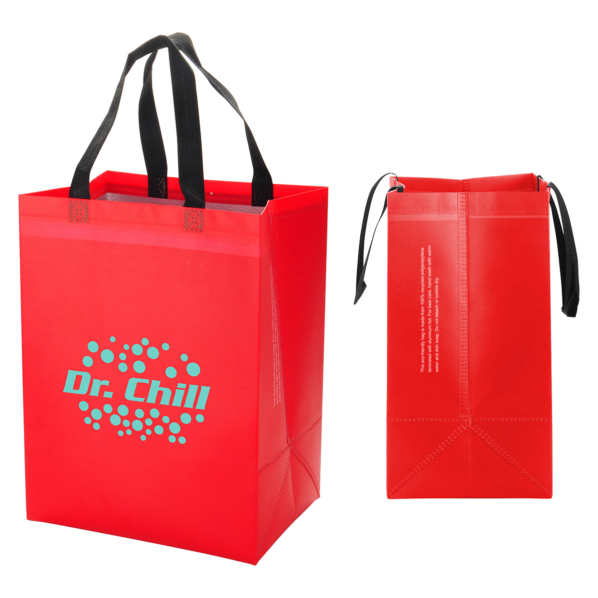 Calypso 75GSM Recycled Non-Woven Polypropylene Heat-Sealed Insulated Tote 1