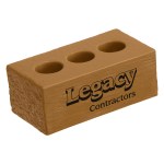 Brick with Holes Stress Reliever - Brown Brick with Holes Stress Reliever - Brown