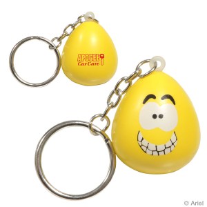 Mood Maniac Stress Reliever Key Chain-Happy 1 Mood Maniac Stress Reliever Key Chain-Happy 1