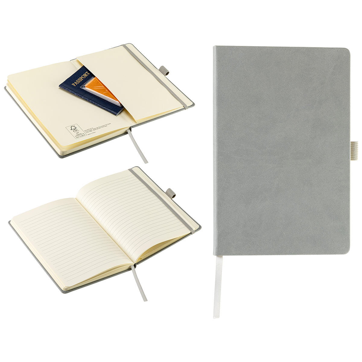 Elan Hardcover Journal with Pen Loop and Inner Pocket 1