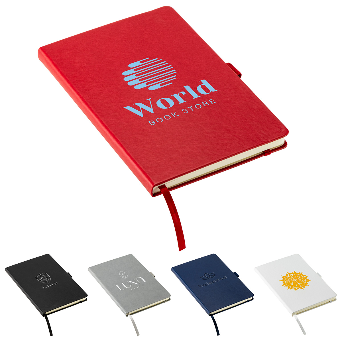 Elan Hardcover Journal with Pen Loop and Inner Pocket 1