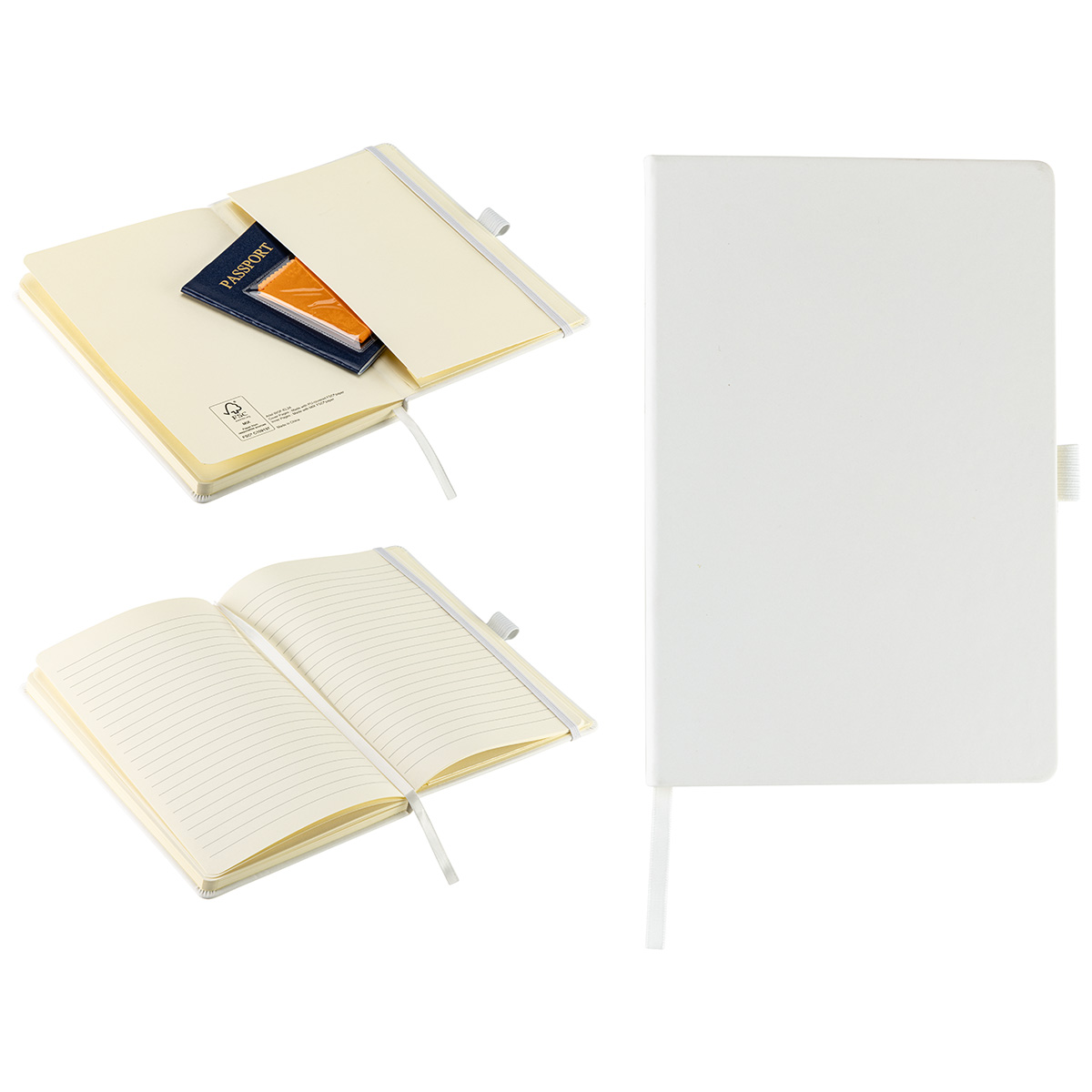 Elan Hardcover Journal with Pen Loop and Inner Pocket 1