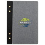 Executive FSC® Journal with Textured Grommet Spine - Dark Gray Executive FSC® Journal with Textured Grommet Spine - Dark Gray