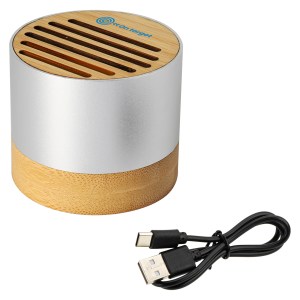 EcoSound Bamboo/Recycled Aluminum Wireless Speaker 1 EcoSound Bamboo/Recycled Aluminum Wireless Speaker 1