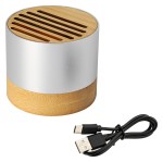 EcoSound Bamboo/Recycled Aluminum Wireless Speaker 2 EcoSound Bamboo/Recycled Aluminum Wireless Speaker 2