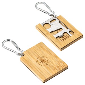 Best Buddy Tools® Bamboo Multi-Tool with Carabiner 1 Best Buddy Tools® Bamboo Multi-Tool with Carabiner 1