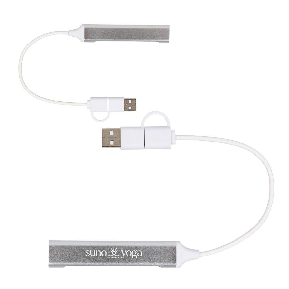 Sprint Recycled Aluminum 4-Port USB-A and USB-C Hub 1