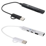 Sprint Recycled Aluminum 4-Port USB-A and USB-C Hub 1 Sprint Recycled Aluminum 4-Port USB-A and USB-C Hub 1
