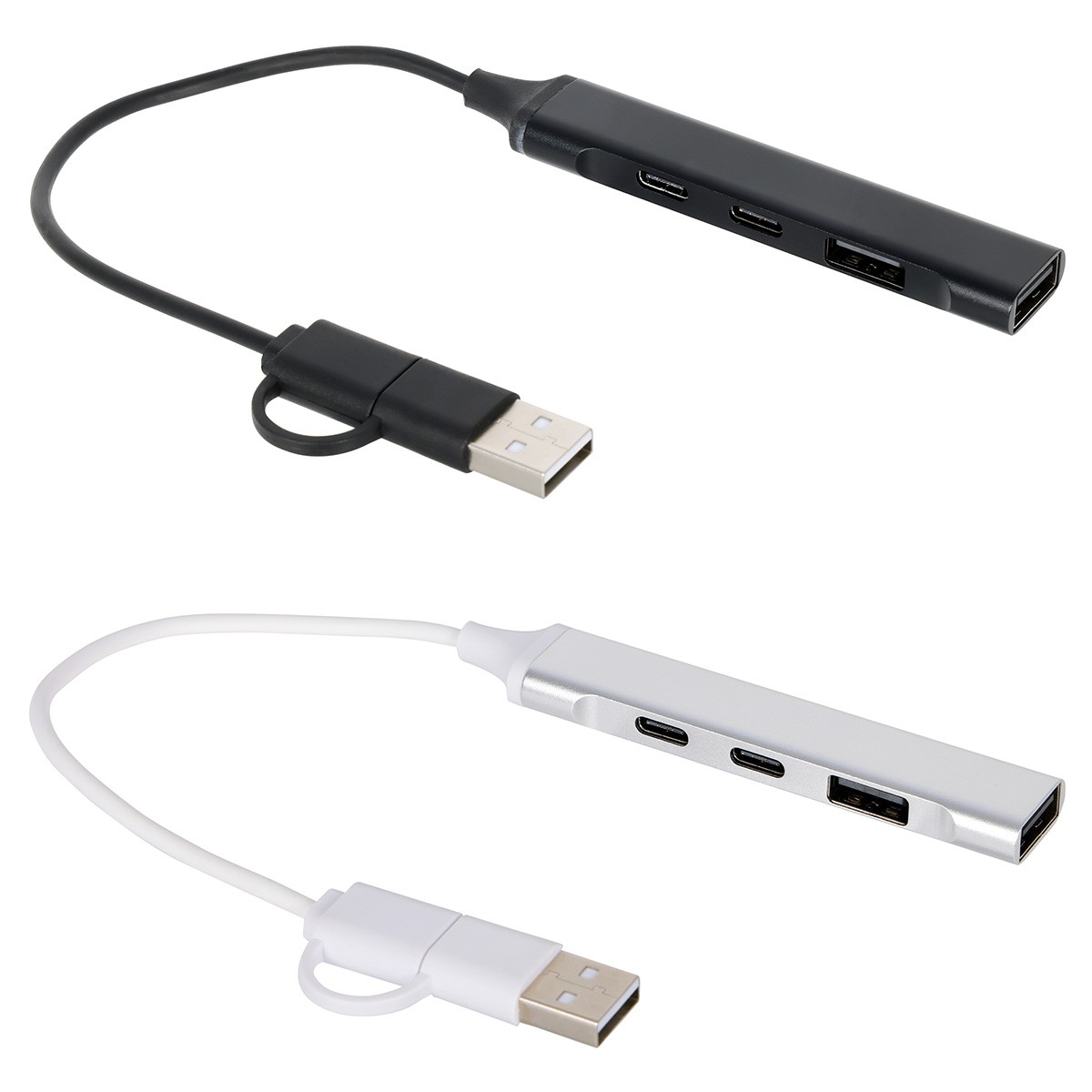 Sprint Recycled Aluminum 4-Port USB-A and USB-C Hub 1
