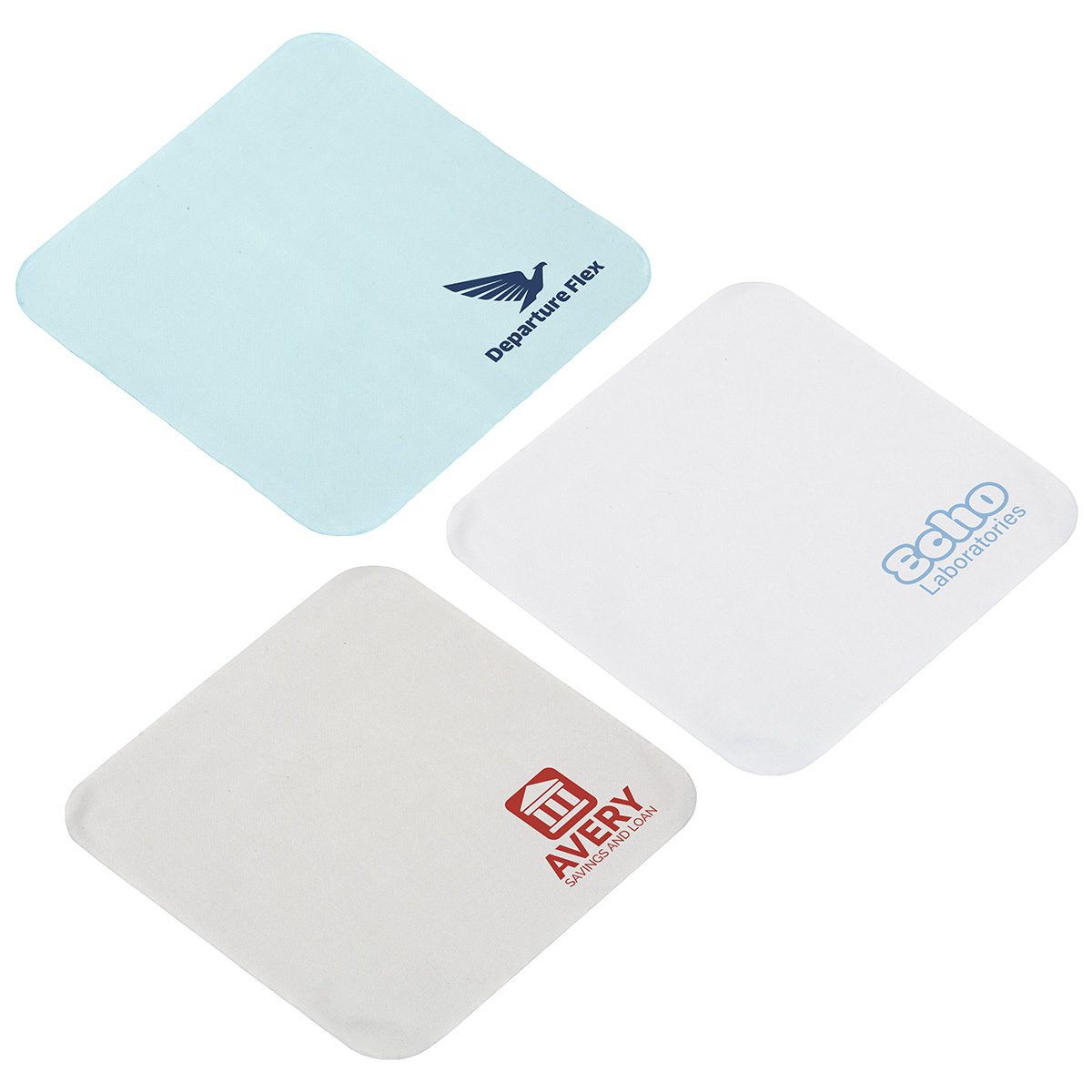 Heavyweight 6" x 6" Draw Twist Microfiber Cleaning Cloth- 1-Color 1