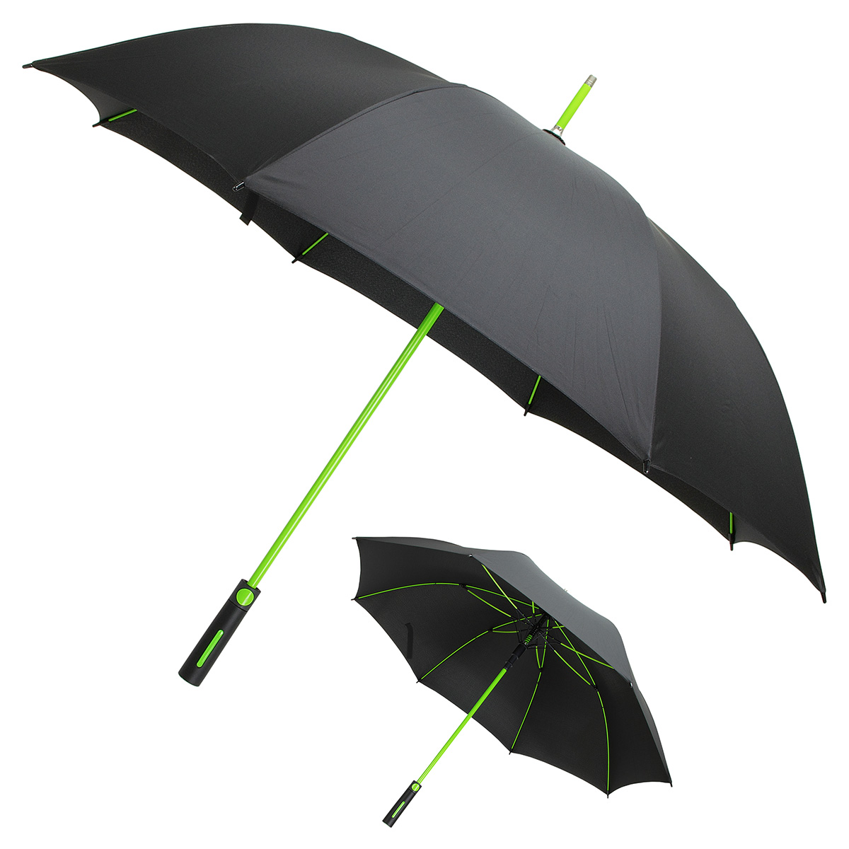 Parkside Auto-Open Umbrella with Contrasting Color Frame 1