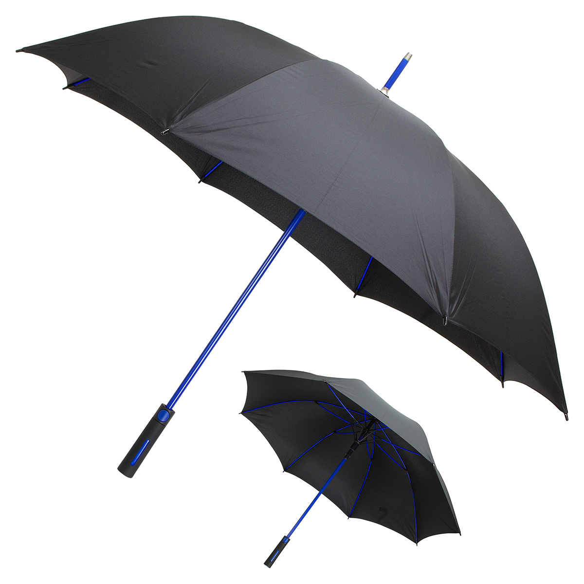 Parkside Auto-Open Umbrella with Contrasting Color Frame 1