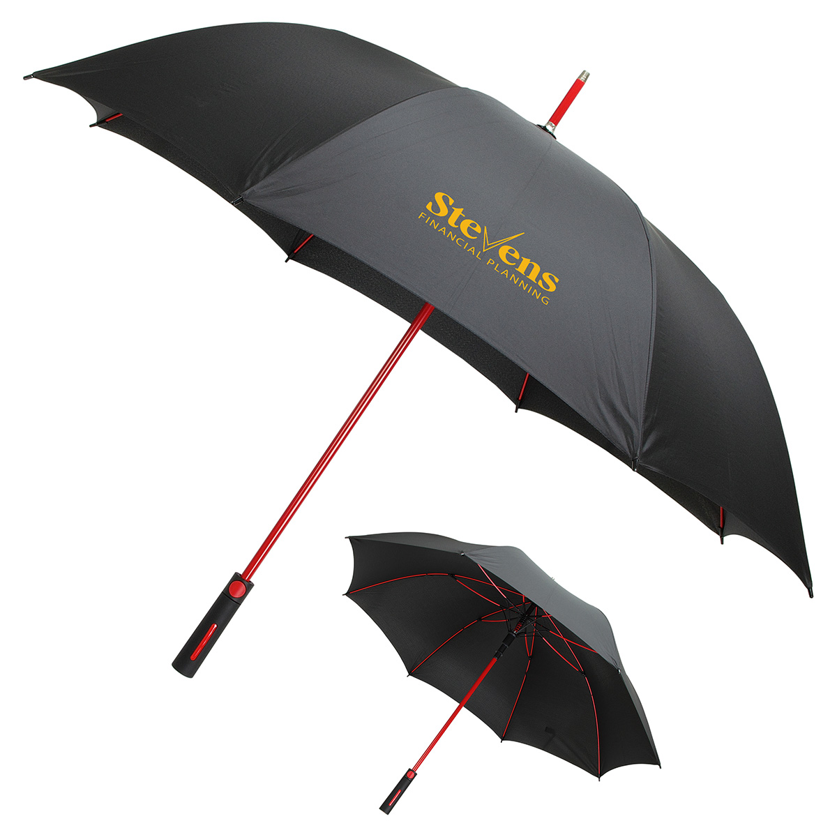 Parkside Auto-Open Umbrella with Contrasting Color Frame 1