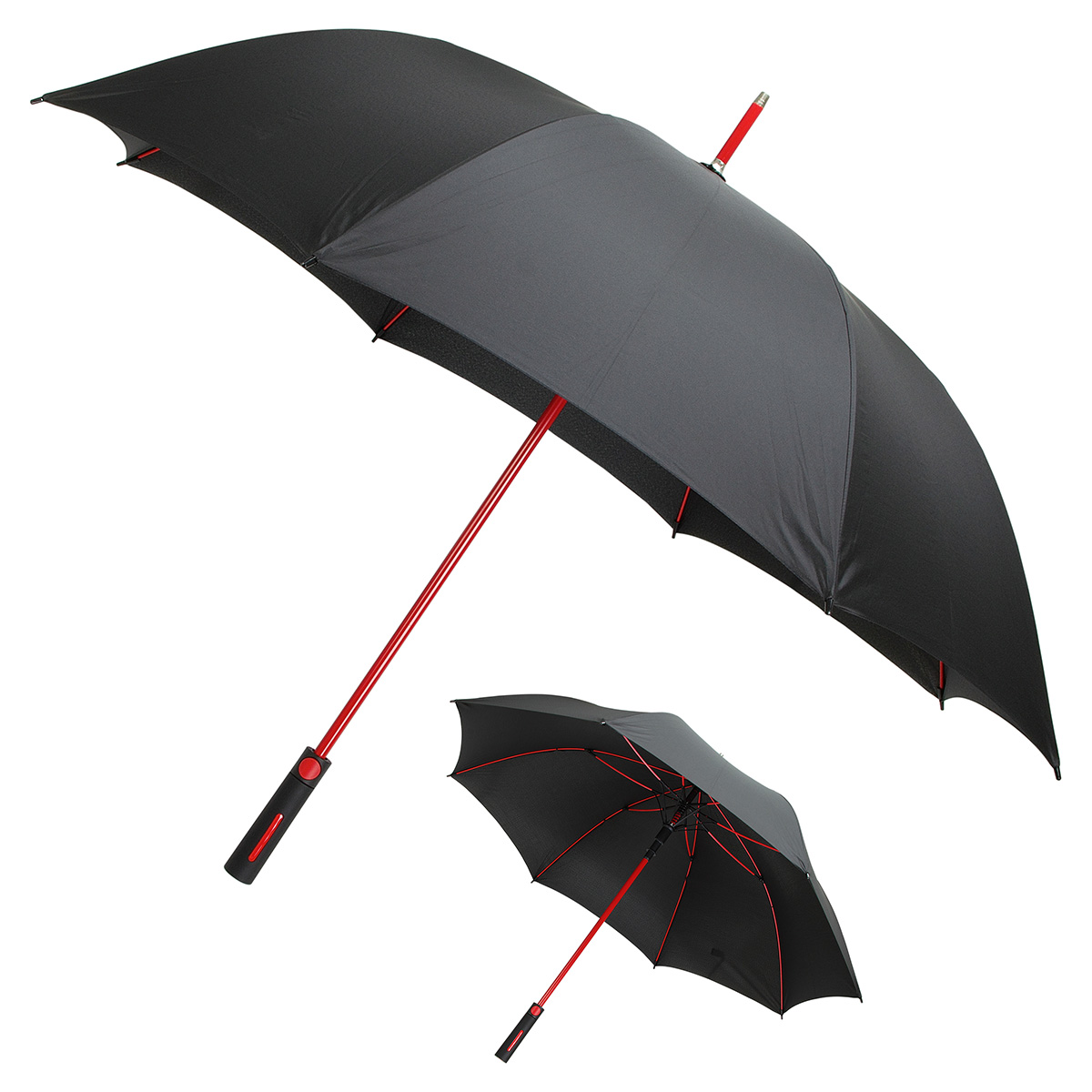 Parkside Auto-Open Umbrella with Contrasting Color Frame 1