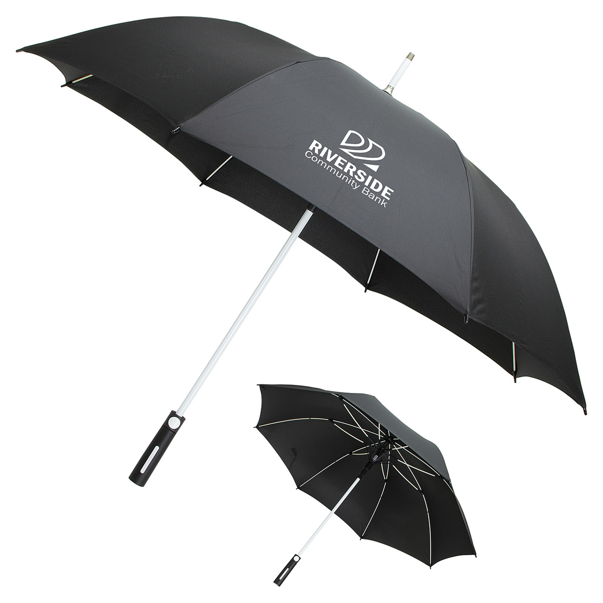 Parkside Auto-Open Umbrella with Contrasting Color Frame 1
