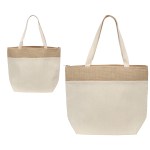 Savanna Jute & Recycled Cotton Cooler Tote 2 Savanna Jute & Recycled Cotton Cooler Tote 2