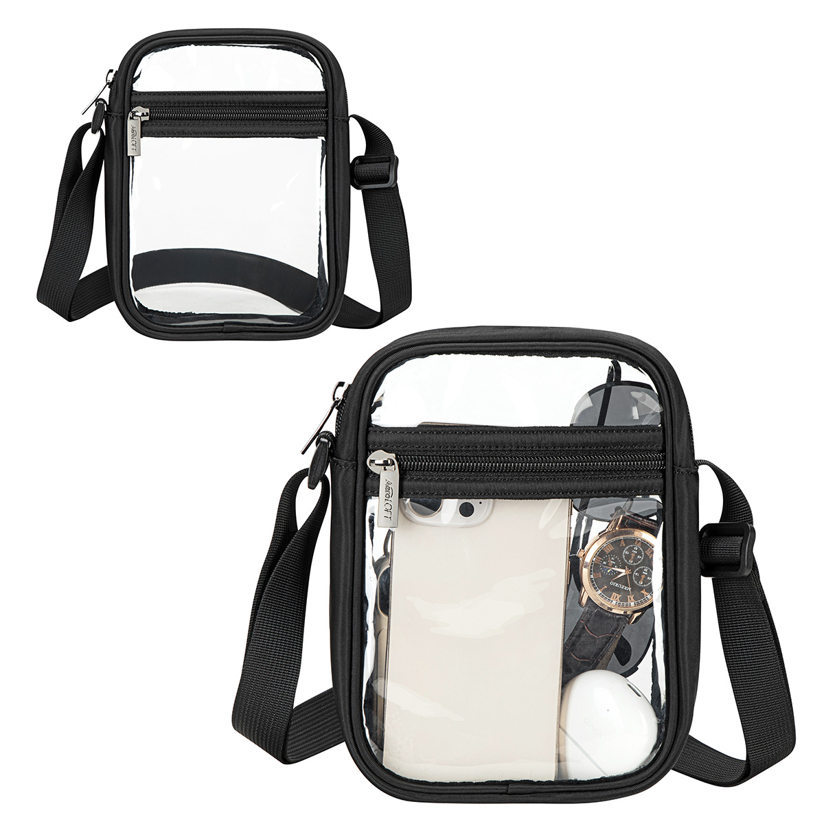 AeroLOFT® Clear View Crossbody Stadium Bag 1