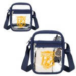 AeroLOFT® Clear View Crossbody Stadium Bag - Navy Blue AeroLOFT® Clear View Crossbody Stadium Bag - Navy Blue