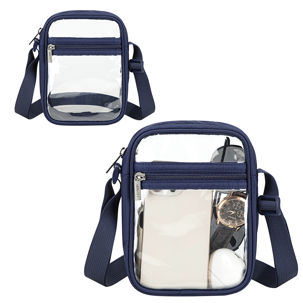 AeroLOFT® Clear View Crossbody Stadium Bag 1
