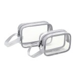 AeroLOFT® Clear View 2 pc Travel Toiletry Bags 2 AeroLOFT® Clear View 2 pc Travel Toiletry Bags 2