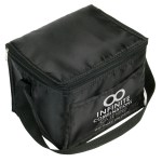 Snow Roller 6-pack Polyester Cooler Bag - Black Snow Roller 6-pack Polyester Cooler Bag - Black