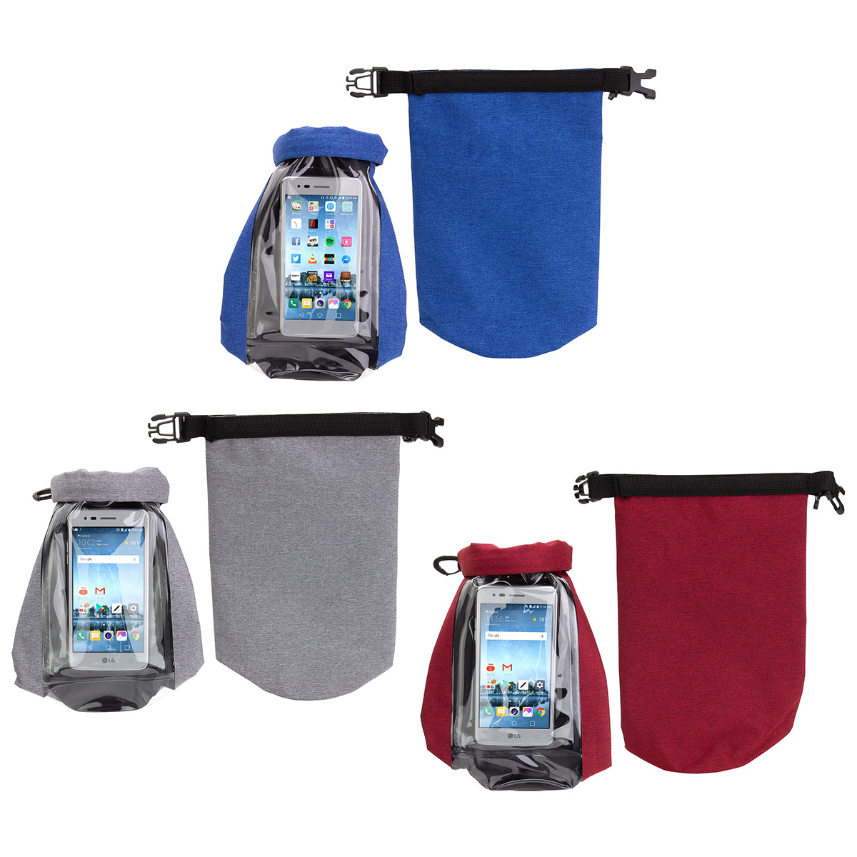 2-Liter Waterproof Gear Bag with Touch-Thru Phone Pocket 1
