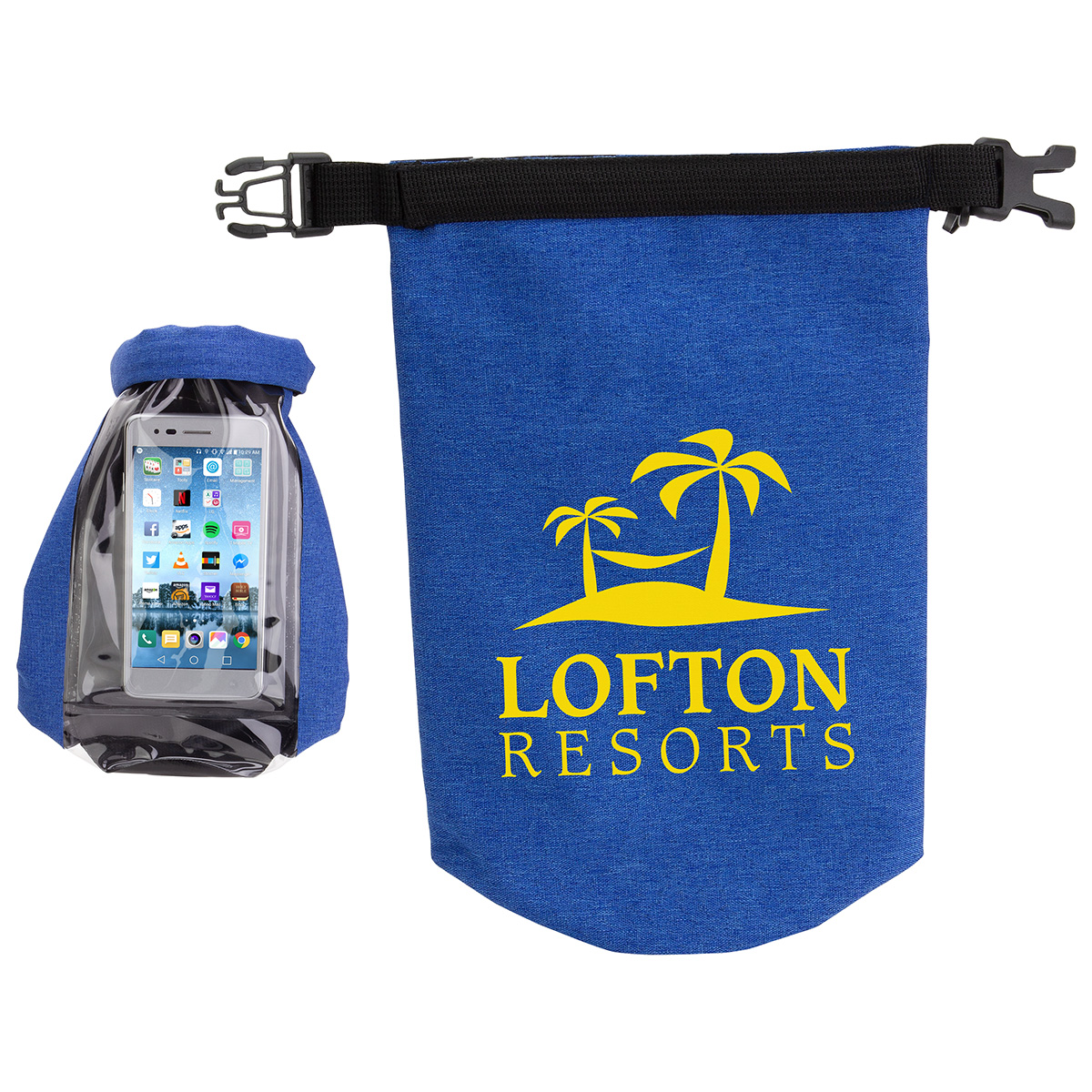 2-Liter Waterproof Gear Bag with Touch-Thru Phone Pocket 1