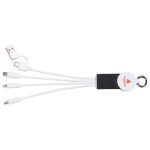 Tribute 4-in-1 Charging Cable with Watch Charger - Black Tribute 4-in-1 Charging Cable with Watch Charger - Black