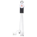 Tribute 4-in-1 Charging Cable with Watch Charger - Black Tribute 4-in-1 Charging Cable with Watch Charger - Black