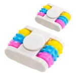 Massage Roller with Spinner - Rainbow Massage Roller with Spinner - Rainbow