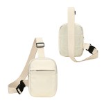 Posse Leatherette Crossbody Bag - Beige Posse Leatherette Crossbody Bag - Beige