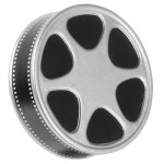 Film Reel Stress Reliever - Silver Film Reel Stress Reliever - Silver