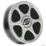Film Reel Stress Reliever - Silver Film Reel Stress Reliever - Silver
