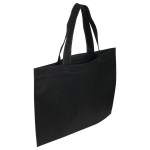 Landscape Recyclable Non-Woven Shopping Bag - Black Landscape Recyclable Non-Woven Shopping Bag - Black