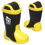 Firefighter Boot Stress Reliever - Black/Yellow Firefighter Boot Stress Reliever - Black/Yellow