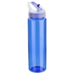 Velo 32 oz PET Bottle with Flip-Up Lid - Blue Velo 32 oz PET Bottle with Flip-Up Lid - Blue