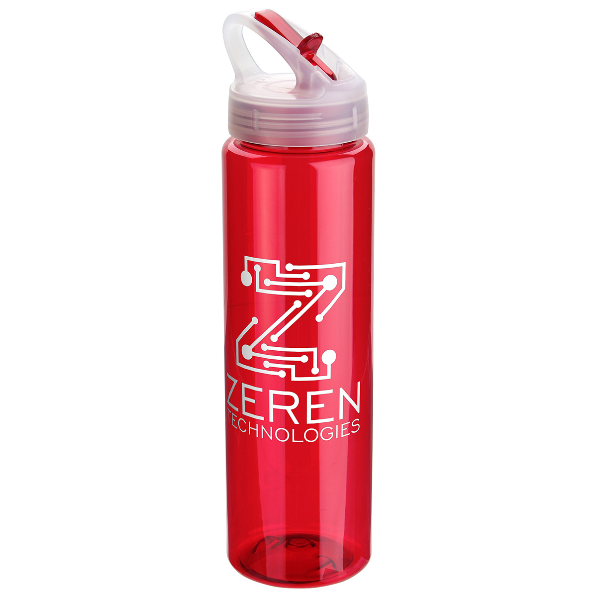 Velo 32 oz PET Bottle with Flip-Up Lid 1
