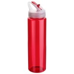 Velo 32 oz PET Bottle with Flip-Up Lid - Red Velo 32 oz PET Bottle with Flip-Up Lid - Red