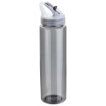Velo 32 oz PET Bottle with Flip-Up Lid - Smoke Gray Velo 32 oz PET Bottle with Flip-Up Lid - Smoke Gray