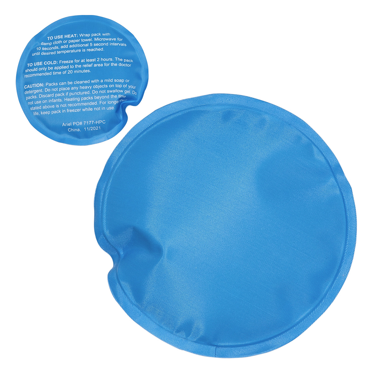 Round Nylon-Covered Hot/Cold Pack 1