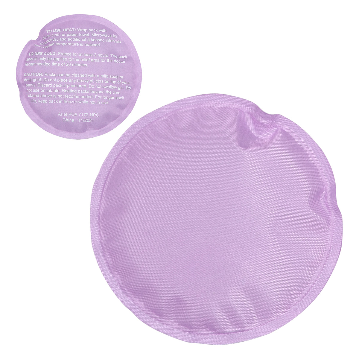 Round Nylon-Covered Hot/Cold Pack 1