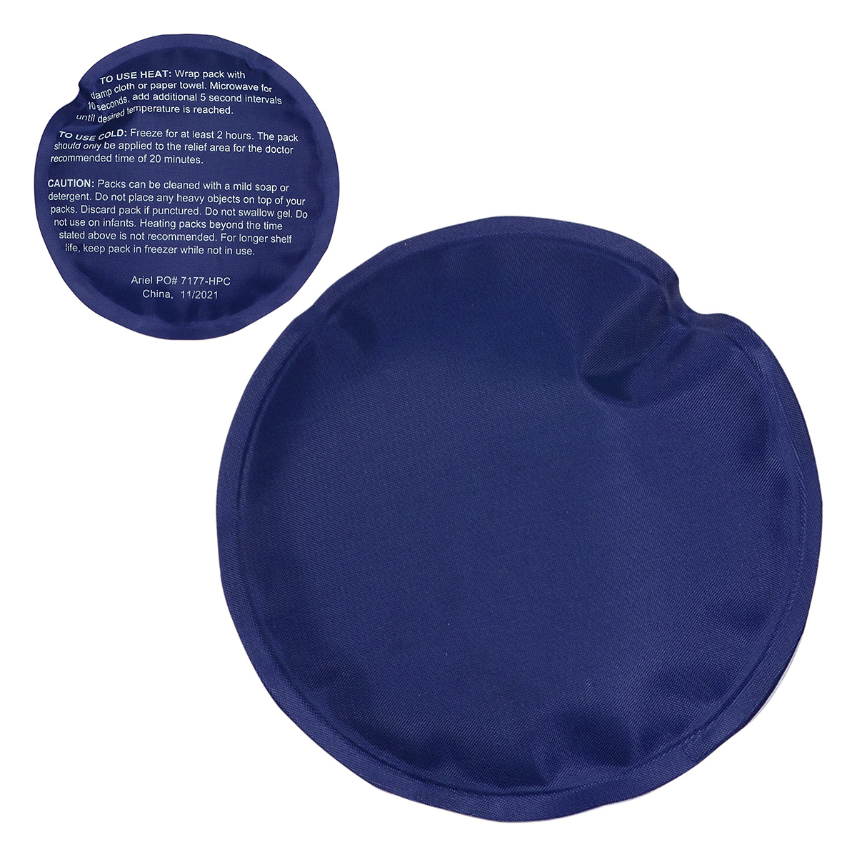 Round Nylon-Covered Hot/Cold Pack 1