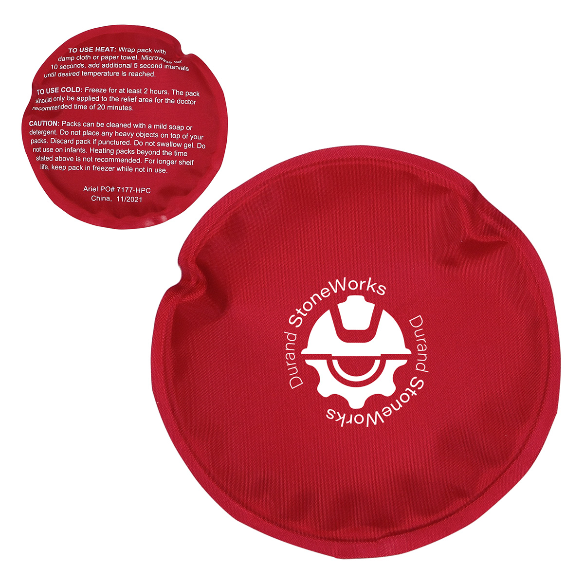 Round Nylon-Covered Hot/Cold Pack 1