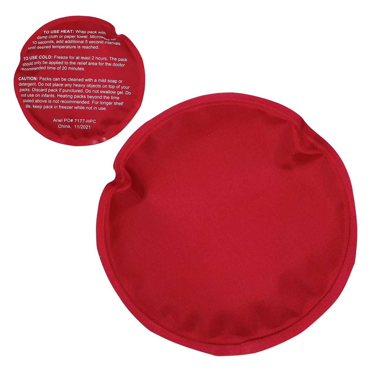 Round Nylon-Covered Hot/Cold Pack 1